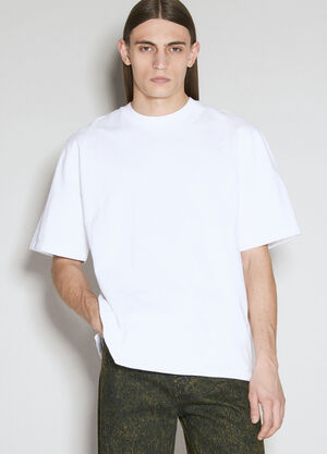 Marni Logo Patch T-Shirt White mni0155008