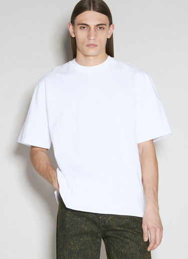 Marni Logo Patch T-Shirt White mni0155008