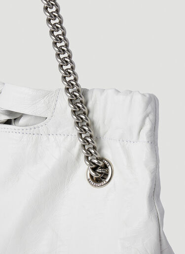 Balenciaga Crush 链带单肩包 白色 bal0252079