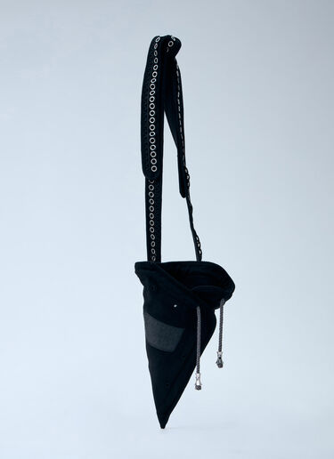 Kiko Kostadinov Hatha Jersey Crossbody Bag Black kko0164011