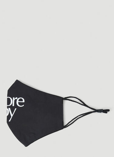 More Joy Logo Print Face Mask Black mjy0347066