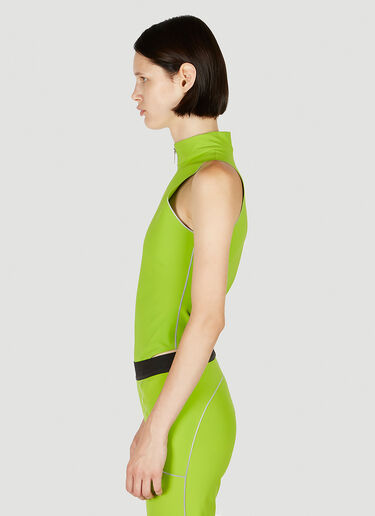 Coperni C+ Zip Bodysuit Green cpn0251006