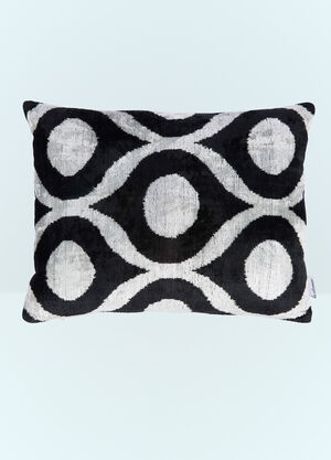 Fornasetti Velvet Cushion Black wps0691883