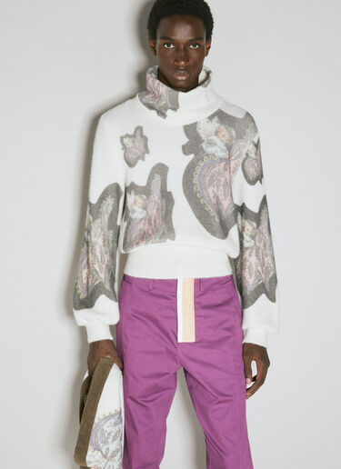 Angelos Jacquard Sweater Kiko Kostadinov Angelos Jacquard Sweater Pink kko0154011