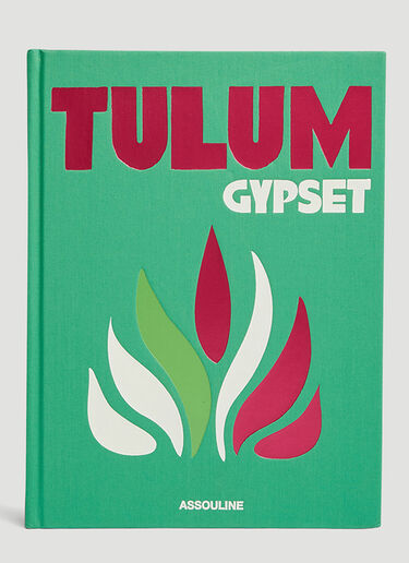 Assouline Tulum Gypset Book Green wps0690005