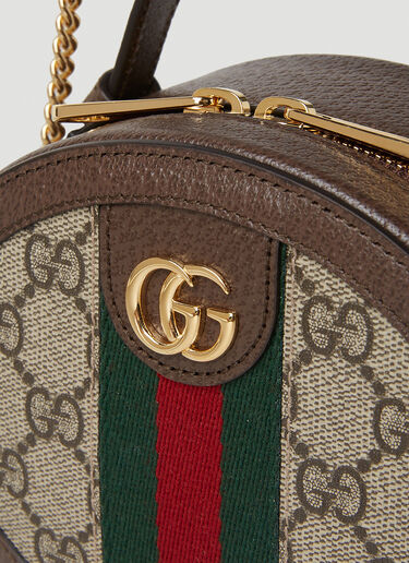 Gucci Round Mini Shoulder Bag Brown guc0251126