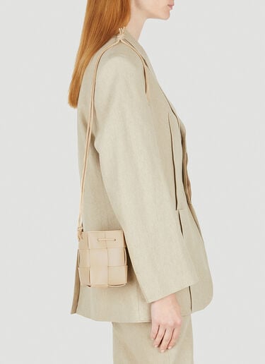 Bucket Mini Shoulder Bag Bottega Veneta Bucket Mini Shoulder Bag Beige bov0247175