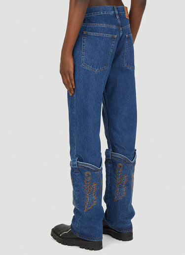 Y/Project Cowboy Cuff Jeans Blue ypr0349006