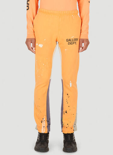 Gallery Dept. Logo Print Flare Track Pants Orange gdp0147016