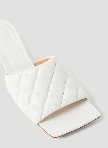 Bottega Veneta 白软垫小猫跟穆勒鞋 白色 bov0251083