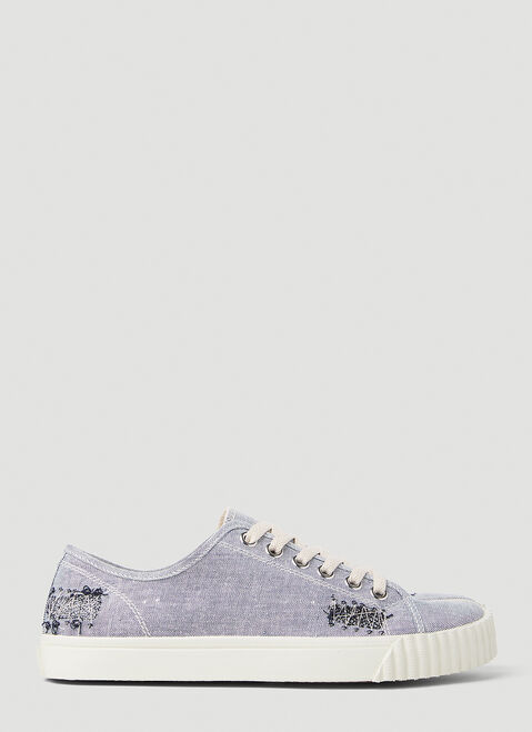 Maison Margiela Tabi Distressed Sneakers Black mla0249006