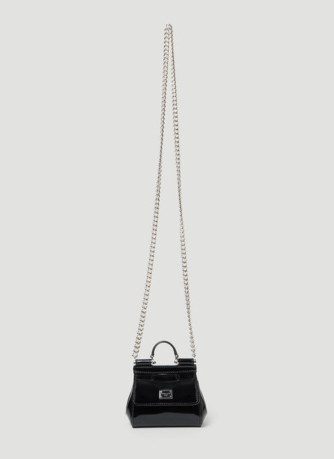 Saint Laurent Mini Sicily Shoulder Bag Black sla0253147