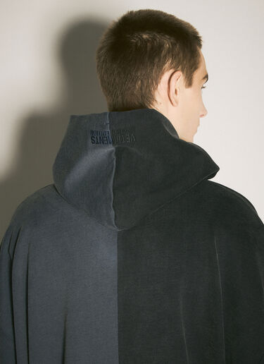 Split Cut-Up Hooded Sweatshirt Vetements Split Cut-Up Hooded Sweatshirt Black vet0158007