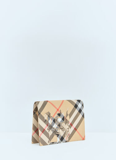 Burberry Check Passport Holder Beige bur0158014