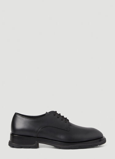 Alexander McQueen Slim Tread Lace Up Shoes Black amq0147042