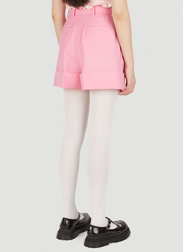 Miu Miu Levantina 褶裥短裤 粉色 miu0248013