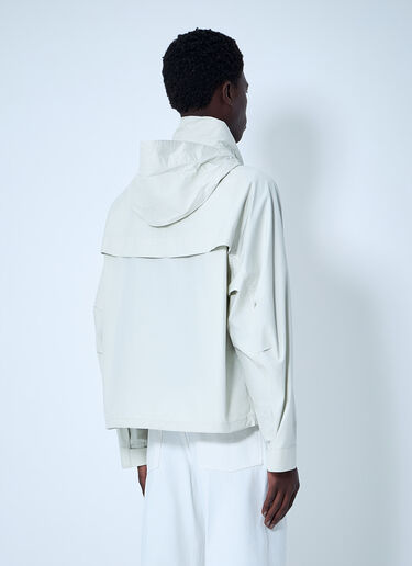 Lemaire High-Collar Utility Jacket White lem0164002