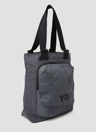 Y-3 Logo Print Tote Bag Grey yyy0152043