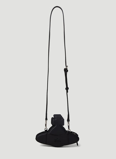 Vivienne Westwood Injected Orb Nano Shoulder Bag Black vvw0249042