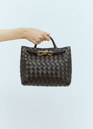 Bottega Veneta 스몰 안디아모 핸드백 화이트 bov0255077