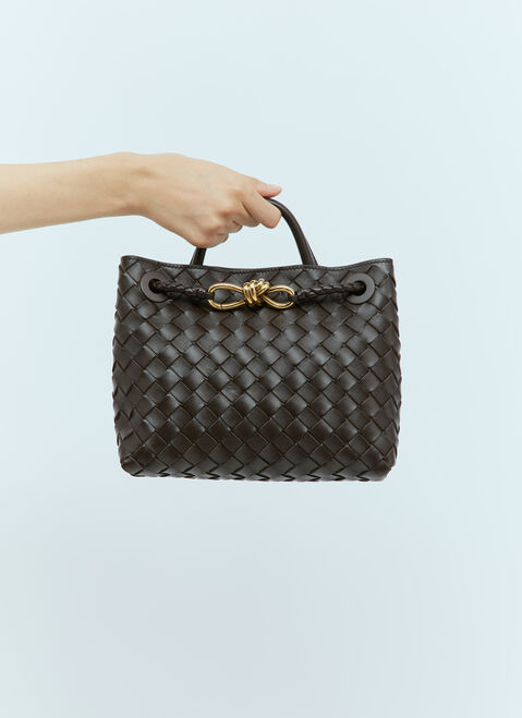 Bottega Veneta スモール アンディアーモ ハンドバッグ ブラック bov0255067