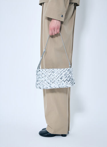 Bottega Veneta Kalimero Cha-Cha Shoulder Bag Silver bov0259074