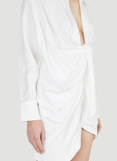 Jacquemus La Robe Bahia Mini Dress White jac0248014