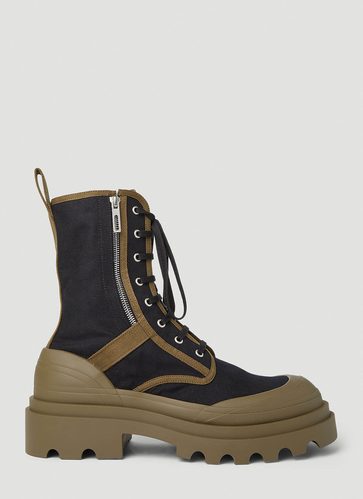 Bottega Veneta Lace-up Boots In Black