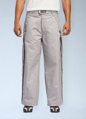 adidas x Bad Bunny x Mercedes AMG F1 Logo Motif Disressed Pants Grey adi0364004