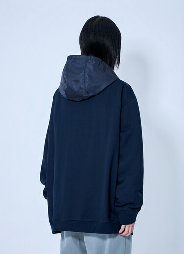 Miu Miu Zip Up Hoodie Blue miu0264220