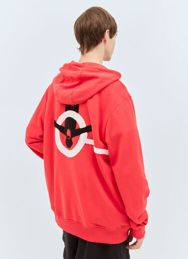 Walter Van Beirendonck Android Hooded Sweatshirt Red wlt0158008