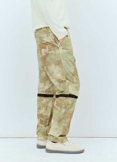 Stone Island Camo Drawstring Pants Green sto0156060