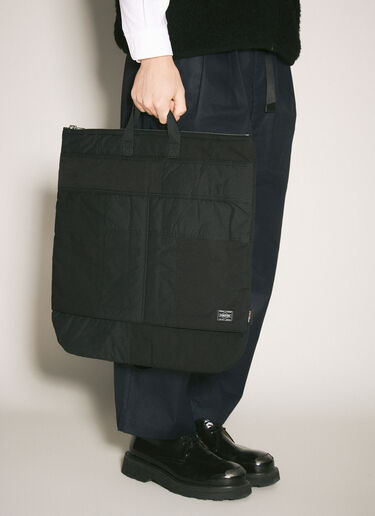 Comme des Garçons Homme 로고 패치 토트백  블랙 cdh0158006