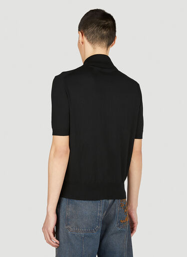 Vivienne Westwood リップトポロシャツ ブラック vvw0352001