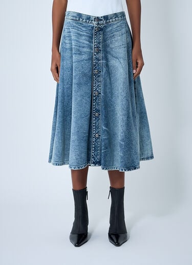 De-Annet-Fsh Midi Skirt Diesel De-Annet-Fsh Midi Skirt Blue dsl0262007