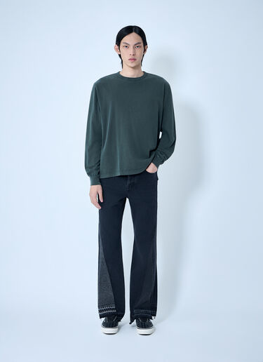 Gallery dept. Twisted Wide Leg Jeans Black gdp0162069