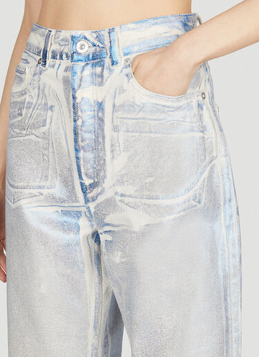 Our Legacy Blue Foil Jeans Light Blue our0252003