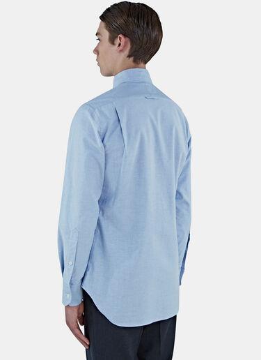 Thom Browne Striped Placket Classic Oxford Shirt Blue thb0125028
