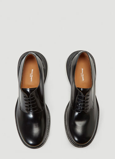 Maison Margiela Airbag Heel Leather Shoes Black mla0139028