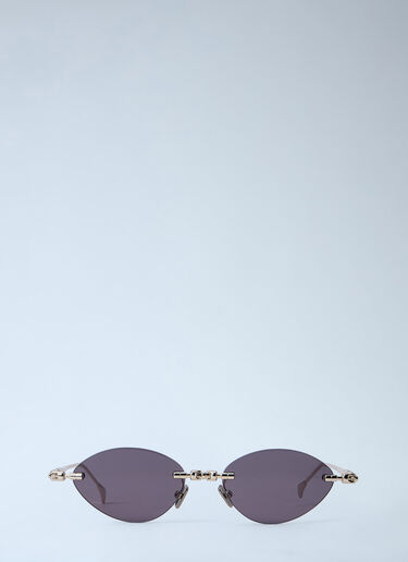 Kuboraum Mask H65 Sunglasses Gold kub0364013