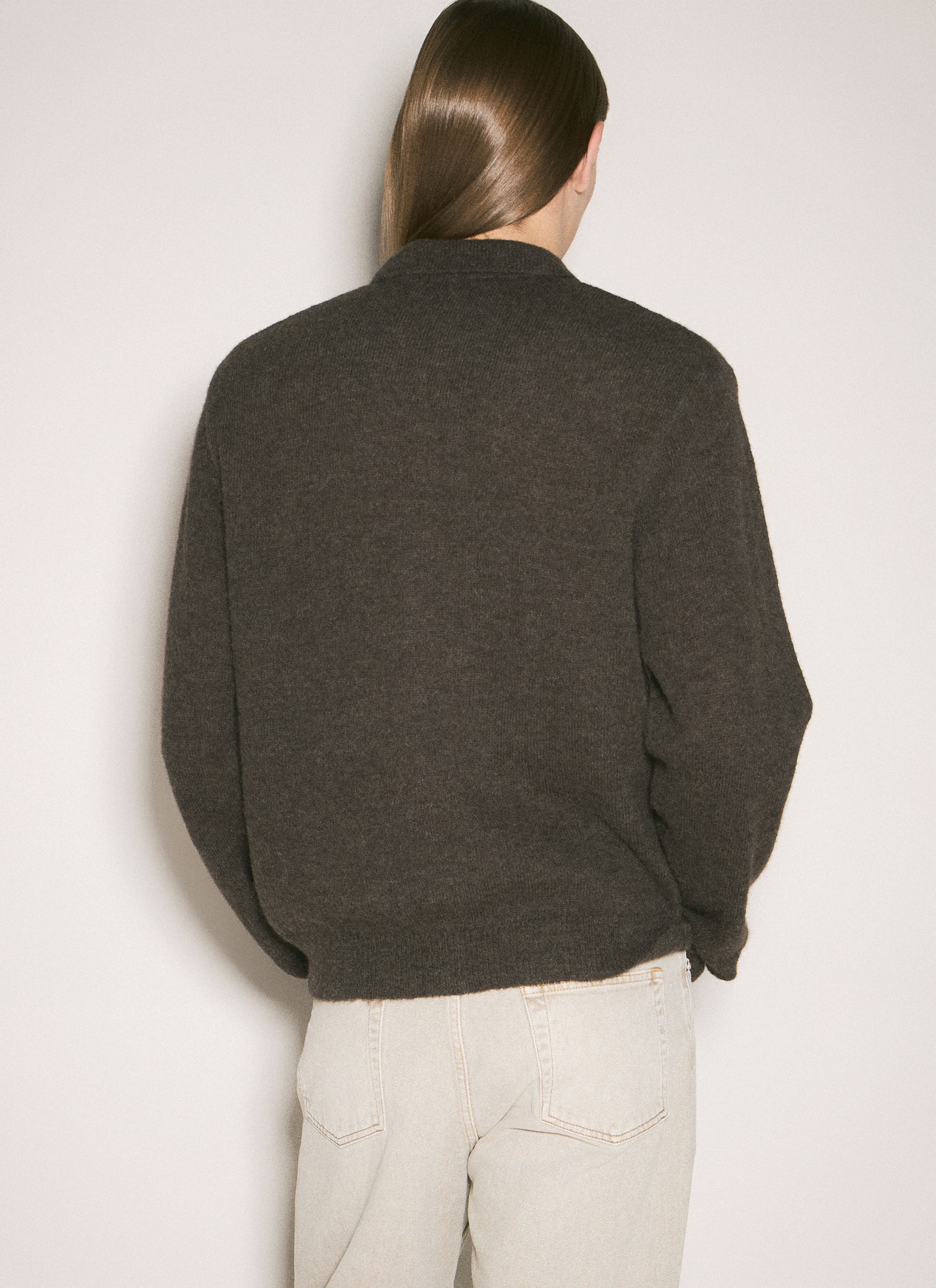 Our Legacy Men's' Evening Polo Cardigan in Brown | LN-CC®