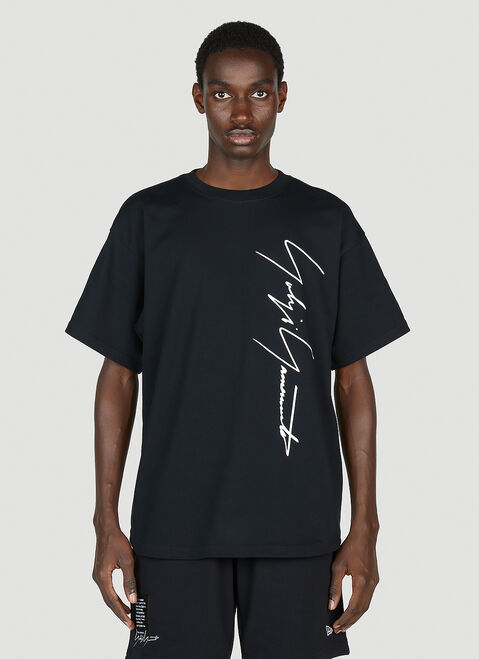 Yohji Yamamoto x New Era Logo T-Shirt Black yoy0152013