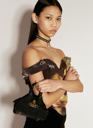 Vivienne Westwood 迷你 Yasmine 手提包 黑色 vvw0256007