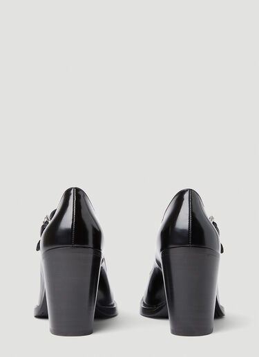 Mary Jane Heeled Sandals Prada Mary Jane Heeled Sandals Black pra0252057
