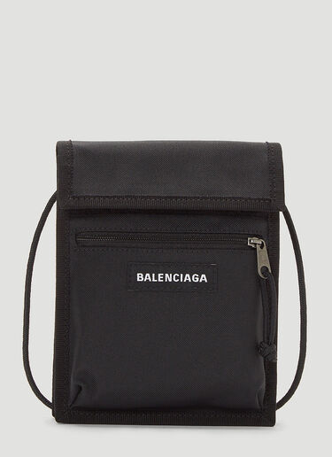 Balenciaga Explorer Pouch Crossbody Bag Black bal0143065