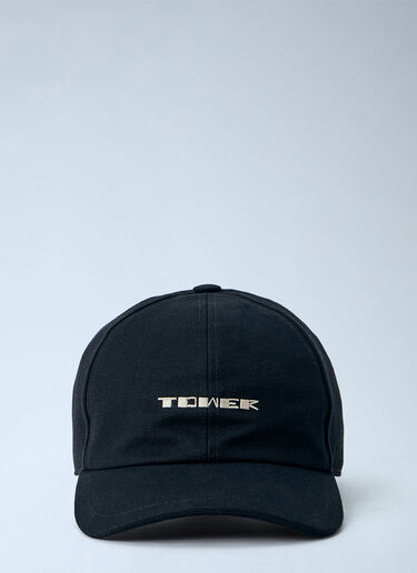 LN-CC® - Rick Owens DRKSHDW: Embroidered Logo Cap - Black Rick Owens DRKSHDW Embroidered Logo Cap Black drk0166024