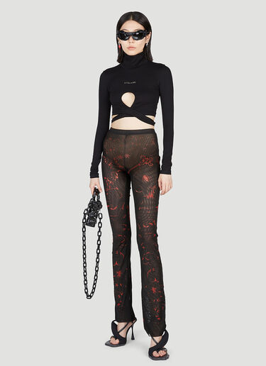 Ottolinger Graphic Mesh Pants Black ott0253004