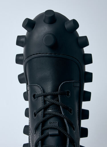 Walter Van Beirendonck Leather Boom Boots Black wlt0160013