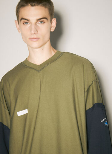Vetements Inside-Out Shark T-Shirt Green vet0158009