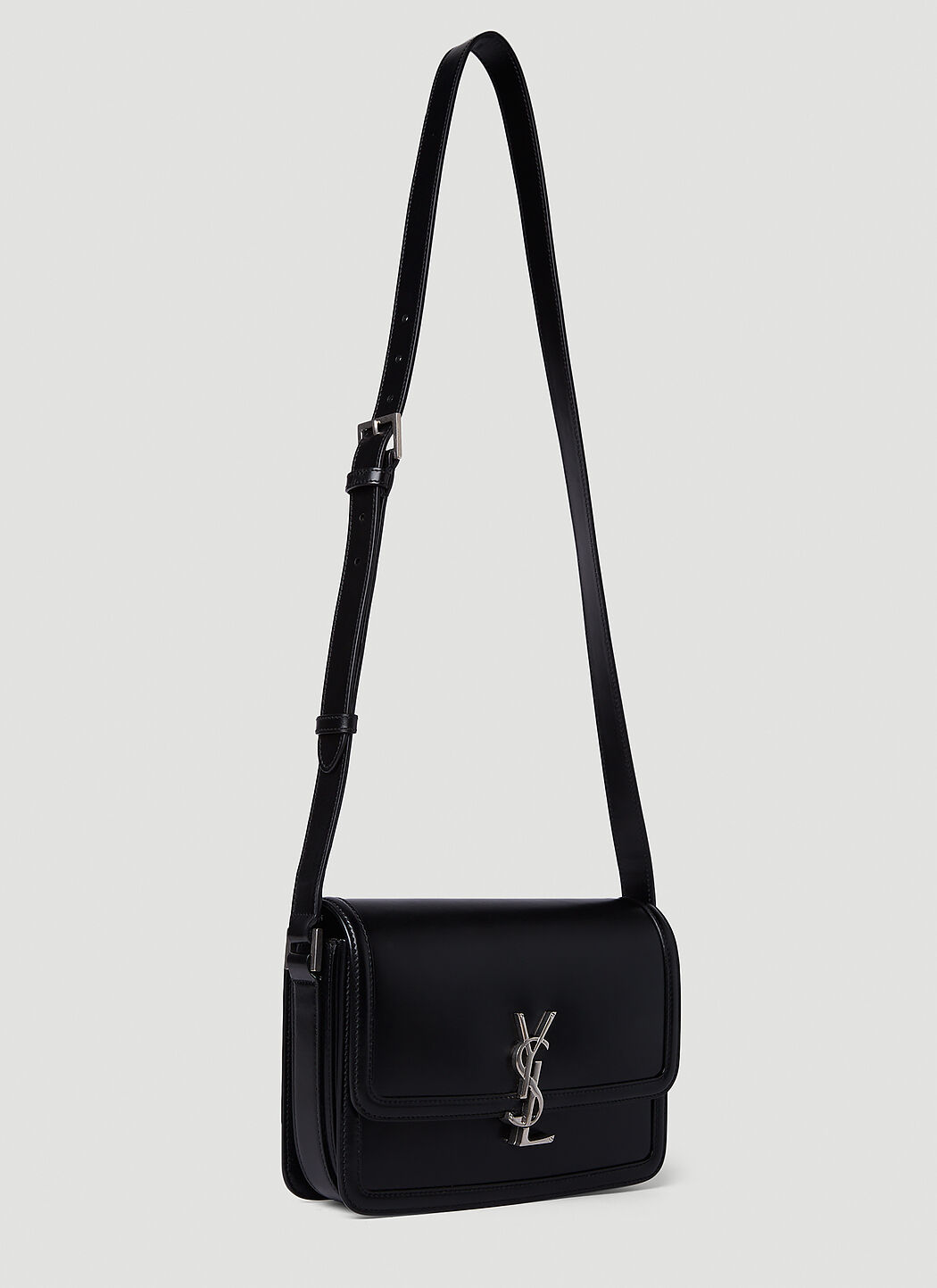 Saint Laurent Solferino Shoulder Bag in Black LN CC